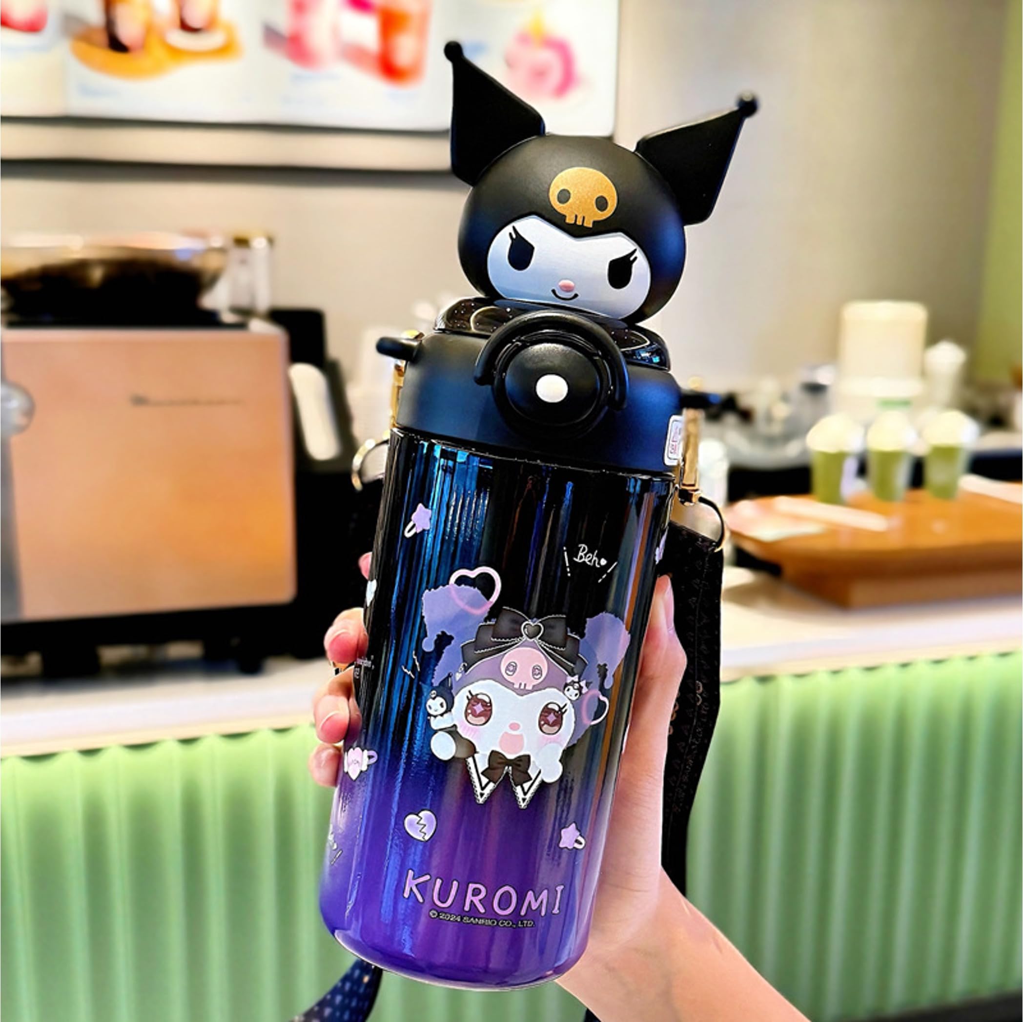 My Melody Kuromi Stainless Steel Water Bottle 14oz - Sanrio
